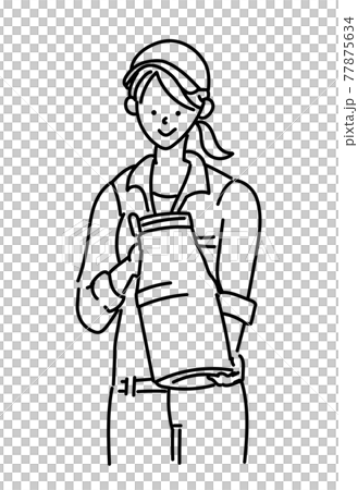 農業女子 酪農女子 酪農 女性 イラスト 牛乳 白黒 モノクロ 農業女子 酪農女子 酪農 女性 イラスト 牛乳 白黒 モノクロ 77875634