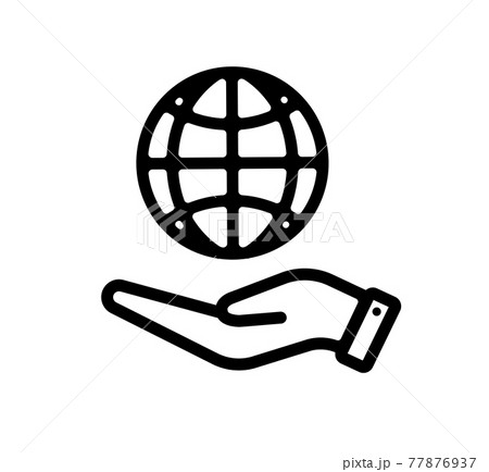 グローバルネットワーク It インターネット アイコンのイラスト素材