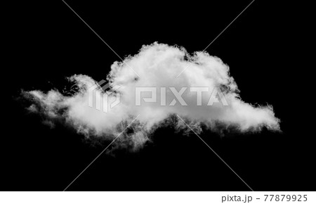 white clouds on black background 77879925