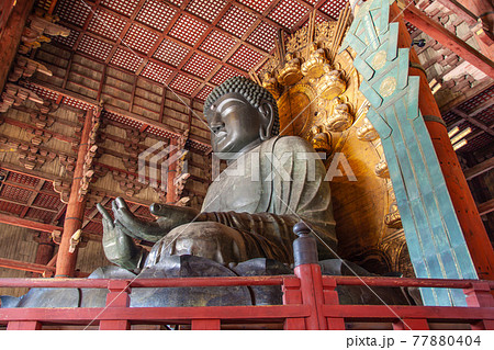 奈良 東大寺の大仏 奈良 東大寺の大仏 77880404