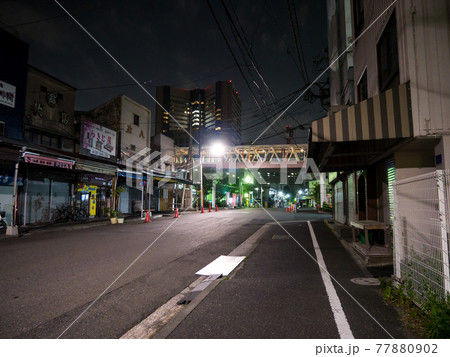 東京　築地周辺　夜景（2021年5月） 77880902