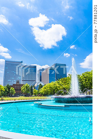 東京の都市風景 日比谷公園(日比谷公会堂) 77881201