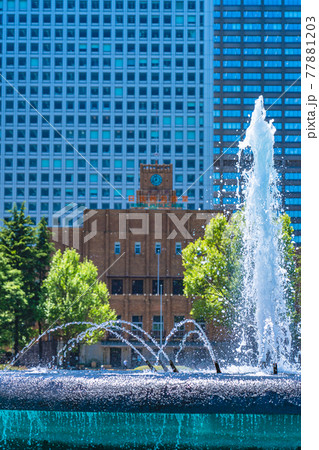 東京の都市風景 日比谷公園(日比谷公会堂) 77881203