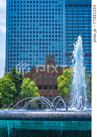 東京の都市風景 日比谷公園(日比谷公会堂) 77881204