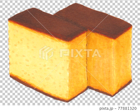 Hand-painted food and drink menu Castella - Stock Illustration ...