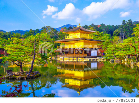 金閣寺（鹿苑寺）の景観 77881601