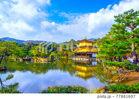 金閣寺（鹿苑寺）の景観 77881607