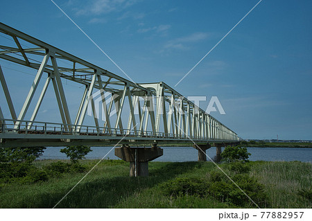 JR鹿島線、利根川を渡る橋 77882957