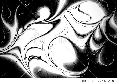 Black and white abstract marble liqued background Black and white abstract marble liqued background 77883016