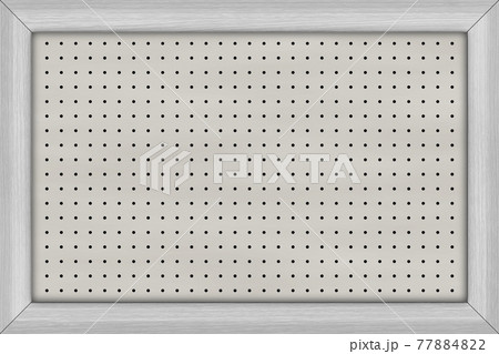 枠付き有孔ボードのイラスト no.03 枠付き有孔ボードのイラスト no.03 77884822