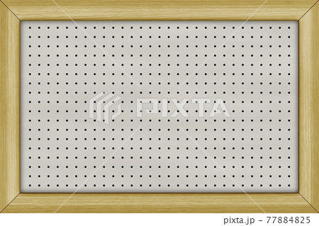 枠付き有孔ボードのイラスト no.04 枠付き有孔ボードのイラスト no.04 77884825