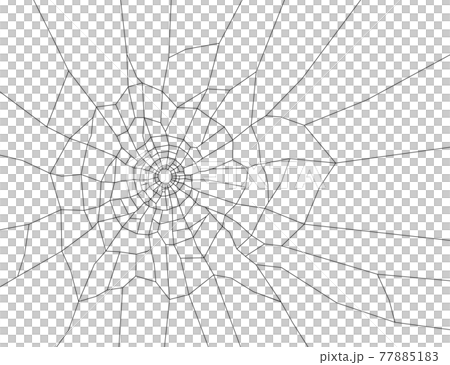 弾痕　銃弾の穴　亀裂の入ったガラス　窓 77885183