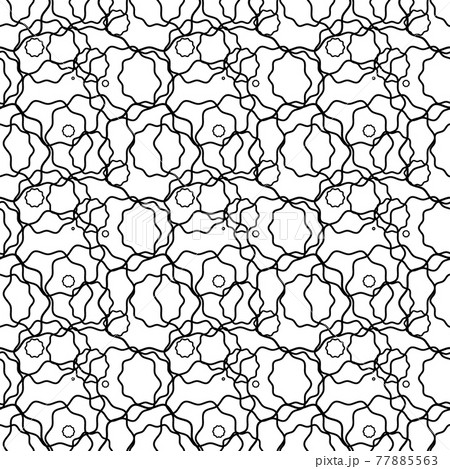Abstract Psychedelic Art Background. Seamless pattern. Vector Illustration. Abstract Psychedelic Art Background. Seamless pattern. Vector Illustration. 77885563