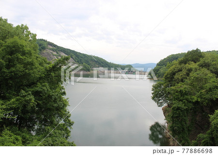 一庫ダム ダム湖の風景 【兵庫県】 一庫ダム ダム湖の風景 【兵庫県】 77886698