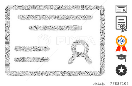 Dash Mosaic Diploma Icon 77887102
