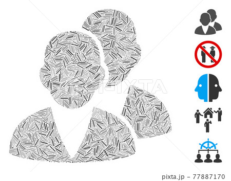 Dash Collage Customers Icon Dash Collage Customers Icon 77887170