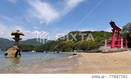 尾道市岩子島の厳島神社 尾道市岩子島の厳島神社 77887581