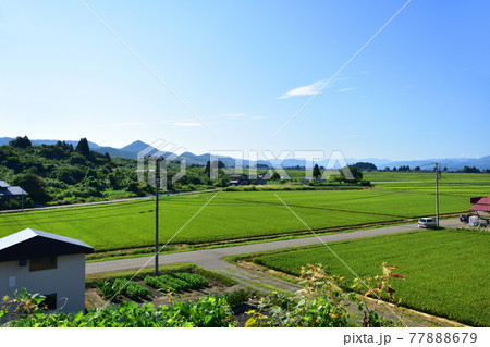 2020年夏の奥羽本線、大曲駅から及位駅までの周辺風景と車窓からの風景 77888679