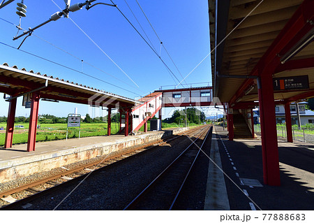2020年夏の奥羽本線、大曲駅から及位駅までの周辺風景と車窓からの風景 77888683
