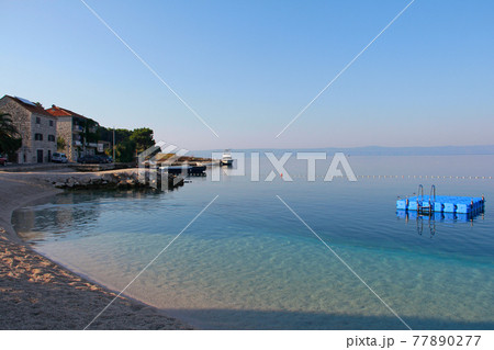 Beach in Sumartin on Brac Beach in Sumartin on Brac 77890277