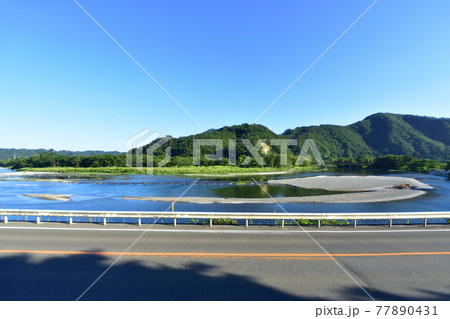 2020年夏の山田線、宮古駅から盛岡駅間の車窓からの風景 77890431