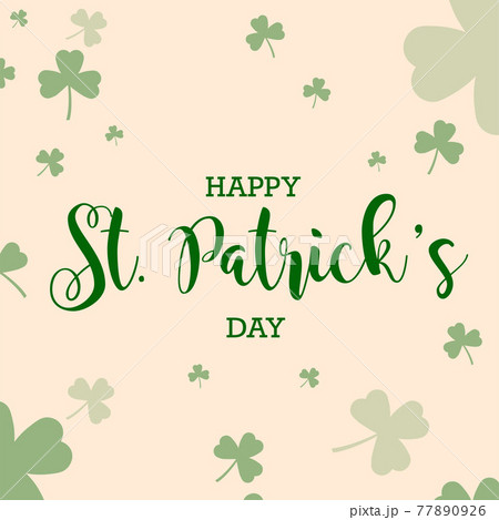 Happy St. Patrick’s Day vector illustration Happy St. Patrick’s Day vector illustration 77890926