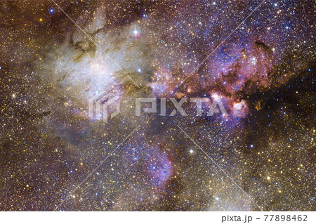 Endless universe. Elements of this image furnished by NASA. 77898462