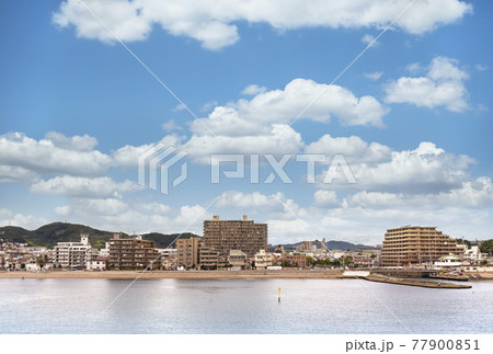 [神奈川・久里浜] 浦賀水道にある三浦半島の久里浜海岸とくりはま花の国。 77900851