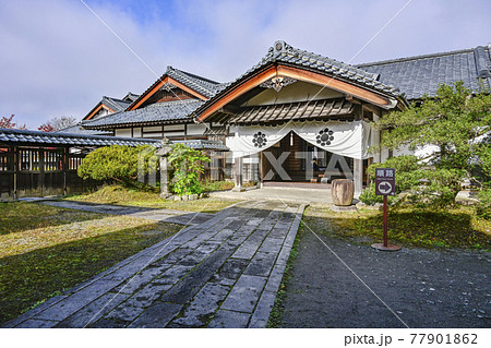 会津武家屋敷　家老屋敷　式台玄関 77901862