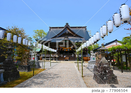 大地主神社 山王神社 拝殿 七尾市 大地主神社 山王神社 拝殿 七尾市 77906504