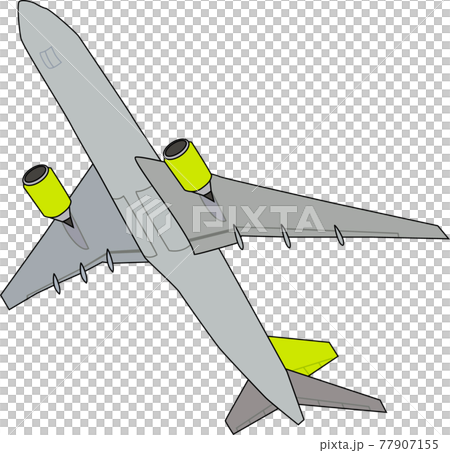 離陸するボーイング777-200(線あり) 離陸するボーイング777-200(線あり) 77907155