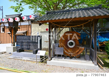 でか山　車輪　印鑰神社　七尾市 77907463