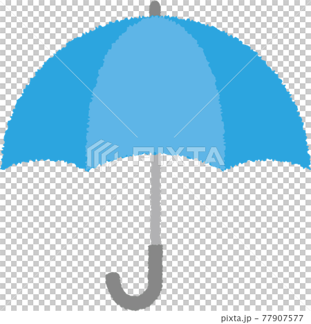 簡單可愛的手繪雨傘插畫 77907577