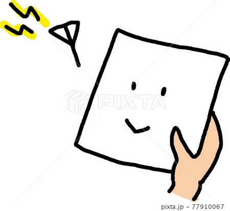 プリント・お知らせのイラスト 77910067