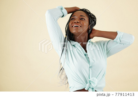 Attractive pretty young woman Attractive pretty young woman 77911413