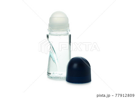 Blank bottle of deodorant isolated on white background Blank bottle of deodorant isolated on white background 77912809