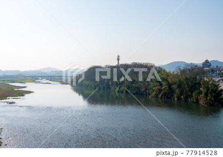 京都 福知山市 福知山城 景色 京都 福知山市 福知山城 景色 77914528