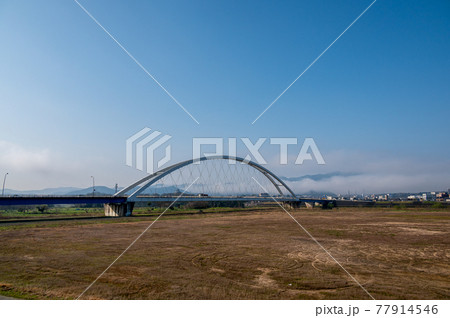 京都　福知山市　福知山城　景色 77914546