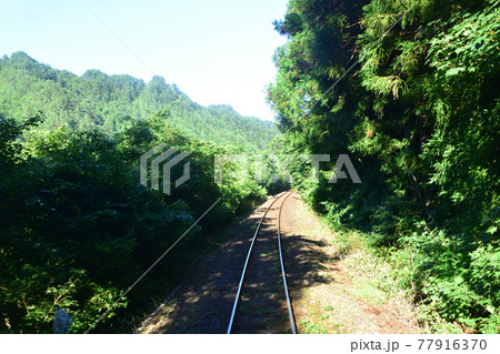 2020年夏、三陸鉄道の宮古駅から普代駅間の車窓からの風景 77916370