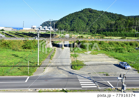 2020年夏、三陸鉄道の宮古駅から普代駅間の車窓からの風景 2020年夏、三陸鉄道の宮古駅から普代駅間の車窓からの風景 77916374