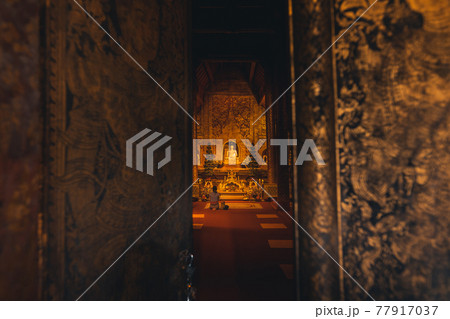 Golden Thai temples and pagodas 77917037