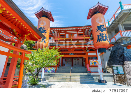 晴天の高橋稲荷神社 熊本県熊本市 晴天の高橋稲荷神社 熊本県熊本市 77917097