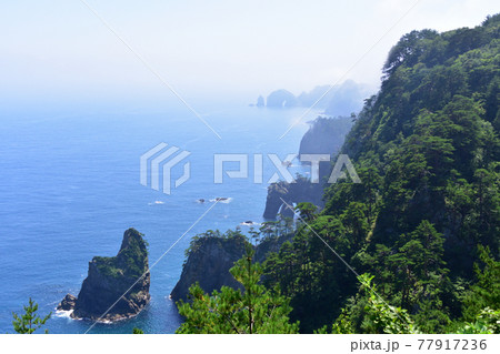 2020年夏、岩手県北山崎と周辺の風景 77917236