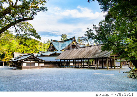 三重県 伊勢神宮・内宮(神楽殿) 三重県 伊勢神宮・内宮(神楽殿) 77921911