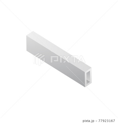 Profile or building construction beam, realistic vector illustration isolated. 77923167