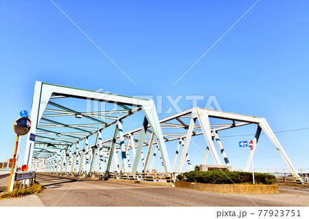 市川橋／江戸川 市川市方面より望む(千葉県市川市)【2020.10】 77923751