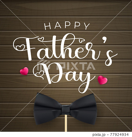 Happy Father's Day Background. Poster, flyer, greeting card, header for website. Vector Illustration 77924934