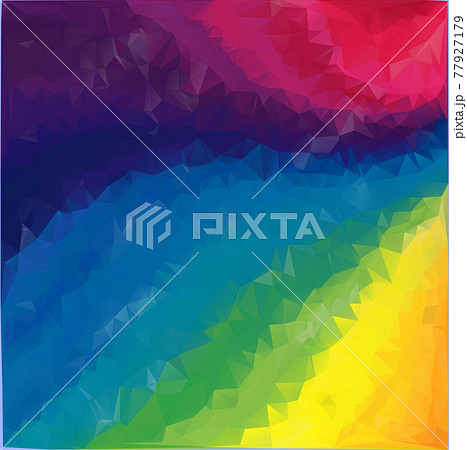 Abstract low poly background of triangles in colors Abstract low poly background of triangles in colors 77927179