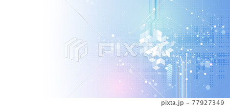 Technology data background, idea of global business solution 77927349