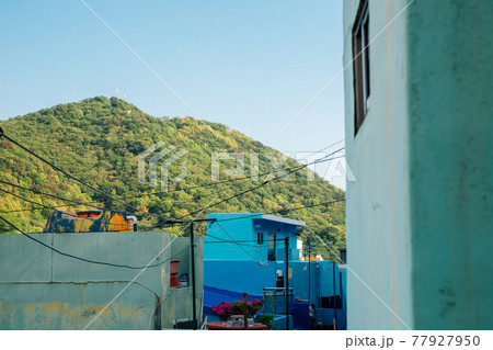 Gamcheon Culture Village colorful houses in Busan, Korea Gamcheon Culture Village colorful houses in Busan, Korea 77927950
